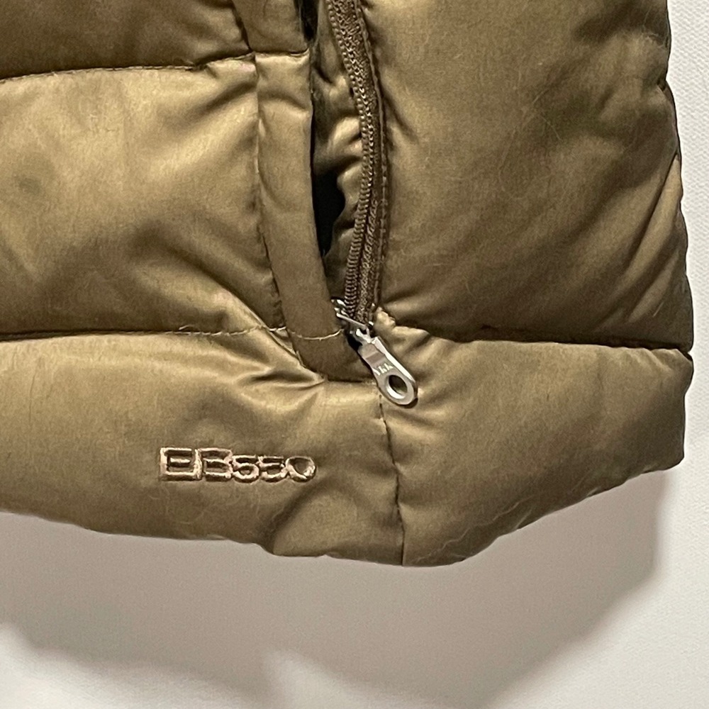 Eddie Bauer Women's Down Puffer Jacket Olive Green XS EB550 Fill - Picture 3 of 11